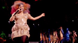 Still from Bjork: Biophilia Live